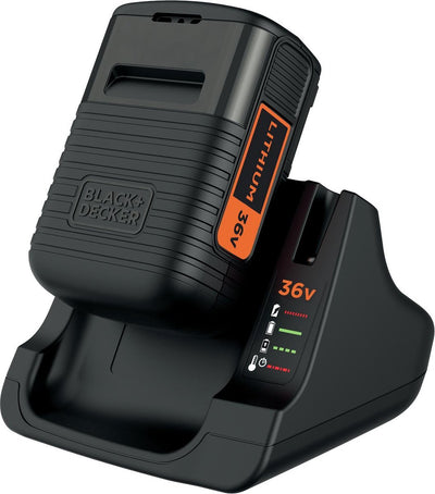 Black+Decker-Kit: 36-V-2-A-Ladegerät + 1 36-V-2,0-Ah-Akku – bdc2a36-qw