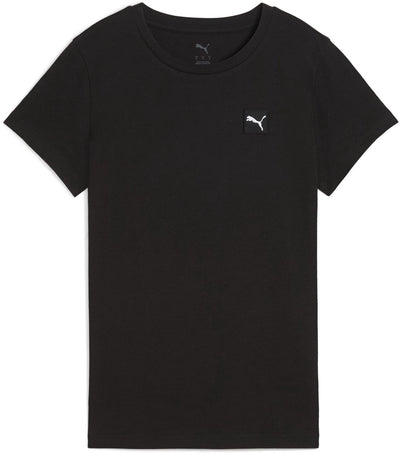 Puma ESS Elevated Tee Damen-T-Shirt – Schwarz