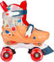 Nijdam Rollschuhe verstellbar – exklusiver Space X – Pfirsich – Größe 29–32