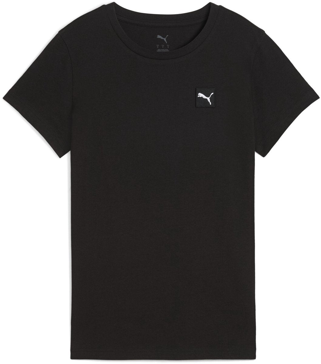 Puma ESS Elevated Tee Damen-T-Shirt – Schwarz