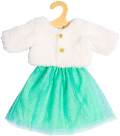 Puppenjacke Plüsch mit Rock, 28-35 cm