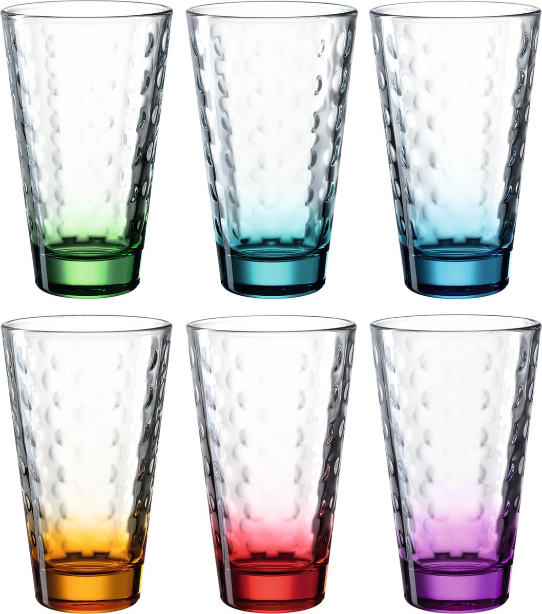Leonardo Optikgläser sortiert 300ml - Set 6