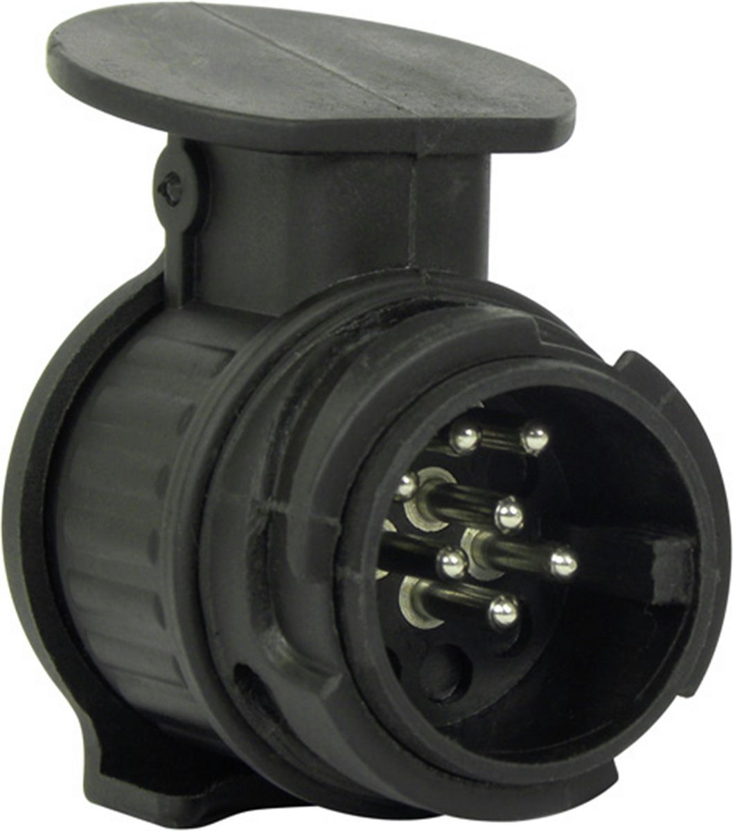 Carpoint-Adapter 13-polig auf 7-polig – 12 V – Plug-Play – für Auto, Wohnwagen – robuster Kunststoff – kompakt
