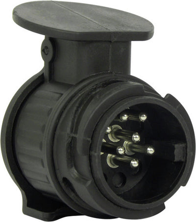 Carpoint-Adapter 13-polig auf 7-polig – 12 V – Plug-Play – für Auto, Wohnwagen – robuster Kunststoff – kompakt