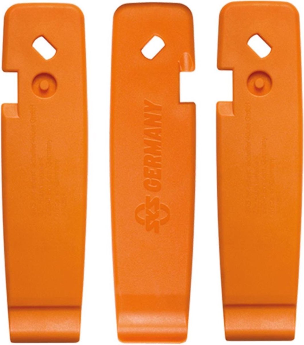 SKS -Set von 3 Teilen von Reifen -Feuerzeugen orange auf der Karte orange