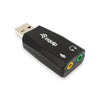 Ausrüstungsausrüstung 245320 USB-Audioadapter, USB Typ-A, 3,5 mm, 22 mm, 51 mm, 12 mm, schwarz