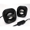 Ausrüstungsausrüstung 245330 Mini USB -Lautsprecher, 2,0 Kanäle, Kabel, 3 W, 90 20 Hz, 40 O, Schwarz