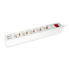 Ausrüstungsausrüstung 245554, 5-Outlet-Streifen mit 2x USB, 5x-Auslass (s) Innen-, Typ F, 1,5 mm², 1,8 m