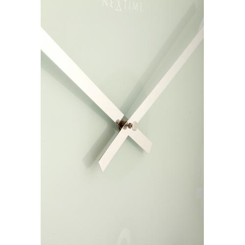 Nächste Zeit Nächstemime KLOK 2472 Mirror Glass, Ø43 cm, Wand, weiß