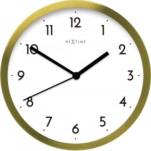 Nächste Zeit Nächstemime KLOK 2523GW Arabisch, Ø44 cm, Wand, Gold weiß