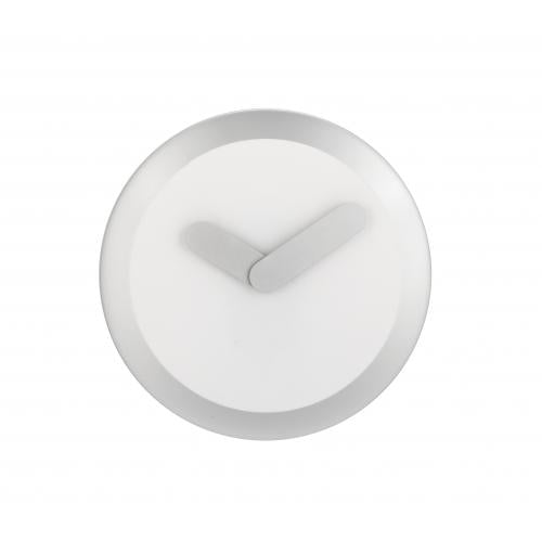 Nächste Zeit Nächstemime KLOK 2615ZI FOCUS, Ø25 cm, Wand, weißes Silber