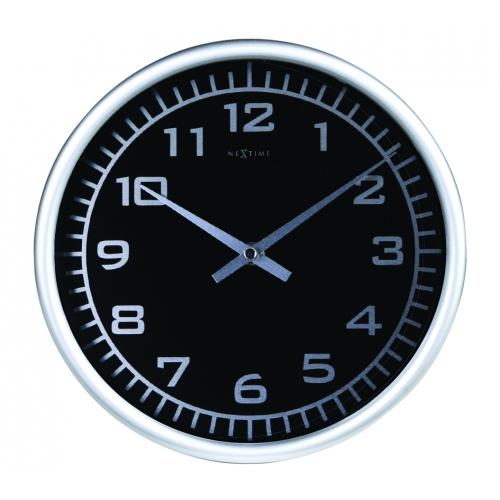 Nächste Zeit Nächstemime KLOK 2953 Blacky, Ø 25 cm, Wand, Schwarz