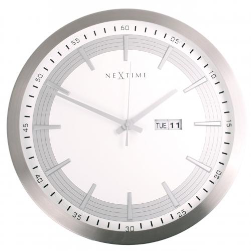 Nächste Zeit Nächstemime KLOK 3009 Kapitän, Ø44 cm, Wand, weiß