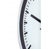 NÄCHSTEMIMMER NOCH NOTHIME KLOK 3031 STRIPE, 25x35,2 cm, Wand, weiß