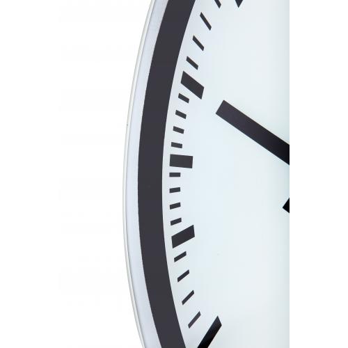 NÄCHSTEMIMMER NOCH NOTHIME KLOK 3031 STRIPE, 25x35,2 cm, Wand, weiß