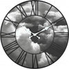 Nächste Zeit Nächste Klok 3037 Clouds, Ø39 cm, Wand, Schwarz