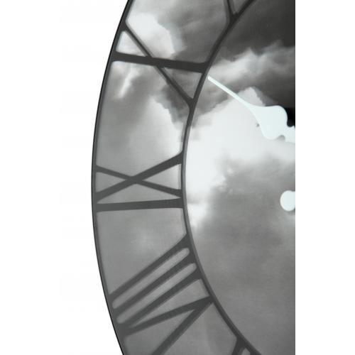 Nächste Zeit Nächste Klok 3037 Clouds, Ø39 cm, Wand, Schwarz