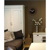 Nächste Zeit Nächstemime KLOK 3046BR Wood Look, Ø30 cm, Wand, dunkles Holz