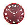 Nächste Zeit Nächstemime KLOK 3053ro Dash rot, Ø35 cm, Wand, rotes Silber