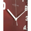 Nächste Zeit Nächstemime KLOK 3053ro Dash rot, Ø35 cm, Wand, rotes Silber