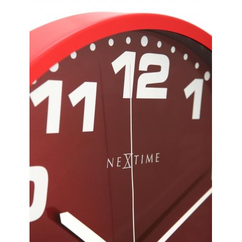 Nächste Zeit Nächstemime KLOK 3053ro Dash rot, Ø35 cm, Wand, rotes Silber