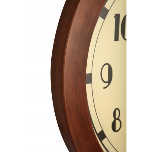 Nächste Zeit Nächstemime Klok 3057 Royal, Ø60 cm, Wand, braunes Weiß