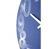 NÄCHSTEMIMMER NOTHER INTERIME KLOK 3077BL 3D, Ø39,5 cm, Wand, blau weiß