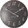 Nächste Zeit Nächste Zeit Klok 3084GS London Arabisch, Ø34,5 cm, Wand, grau weiß