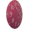 Nächste Zeit Nächste Zeit Klok 3084rz London Arabisch, Ø34,5 cm, Wand, rosa Weiß