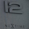 NÄCHSTES IMMIME NEXTIME KLOK 3096GS Holzholz Medium, Ø35,5 cm, Wand, grau