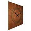 Nächste Zeit Nächstemime KLOK 3112BR Wood Square, 50x50 cm, Wand, Braun