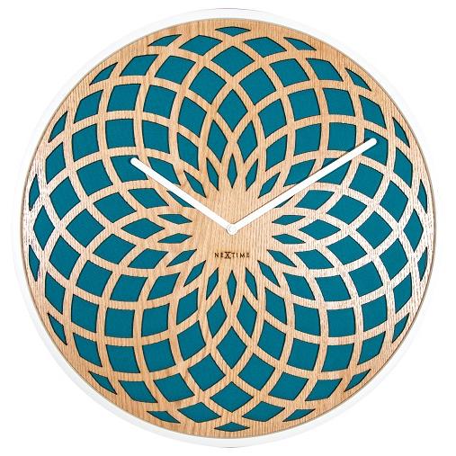 Nächste Zeit Nächstemime KLOK 3149TQ Sun groß, Ø50 cm, Wand, Türkis