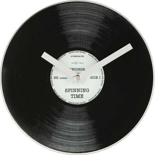 Nächste Uhr Nächste Uhr 5163 Little Spinning Time, Ø20 cm, Wand, schwarz