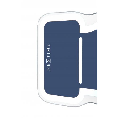Nächste Zeit Nächstime KLOK 5185BL Mini Daumen hoch, 20,5x21, Wand, blaues Silber