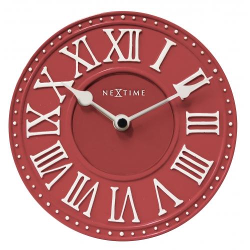 Nächste Zeit Nächste Zeit Klok 5187ro London Tisch, Ø16 cm, Wand, Rotwittchen