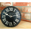 Nächste Zeit Nächstemime KLOK 5187ZW London Tisch, Ø16 cm, Wand, schwarzes Weiß