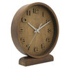Nächste Uhr Nächste Uhr 5192GS Holz Holz klein, 22 x 20 cm, Wand, Holz, grau