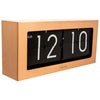 Nächste Zeit Nextime KLOK 5198CO Flip, 16,7 x 36 cm, Flip-over, Kupferschwarz