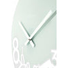 Nächste Zeit Nächstemime KLOK 8115 fiel, Ø43 cm, Wand, Silber