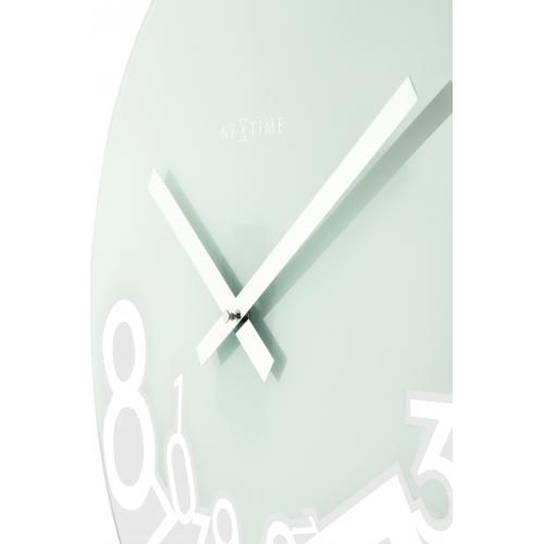 Nächste Zeit Nächstemime KLOK 8115 fiel, Ø43 cm, Wand, Silber