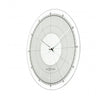 Nächste Zeit Nächstemime KLOK 8125 Fancy Round, Ø43 cm, Wand, weißes Silber