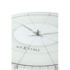 Nächste Zeit Nächstemime KLOK 8125 Fancy Round, Ø43 cm, Wand, weißes Silber