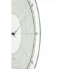 Nächste Zeit Nächstemime KLOK 8125 Fancy Round, Ø43 cm, Wand, weißes Silber