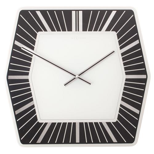Nächste Zeit Nächstemime KLOK 8128ZW Hexagon, 43x43 cm, Wand, weiß