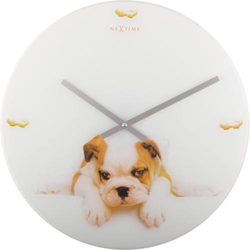 Nächste Zeit Nächstemime KLOK 8136 Welpe, Ø43 cm, Wand, weißer Beige