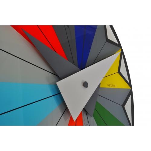Nächste Zeit Nächstemime KLOK 8163 Zirkus, Ø43 cm, Wand, schwarzer mehrfarbiger Farben