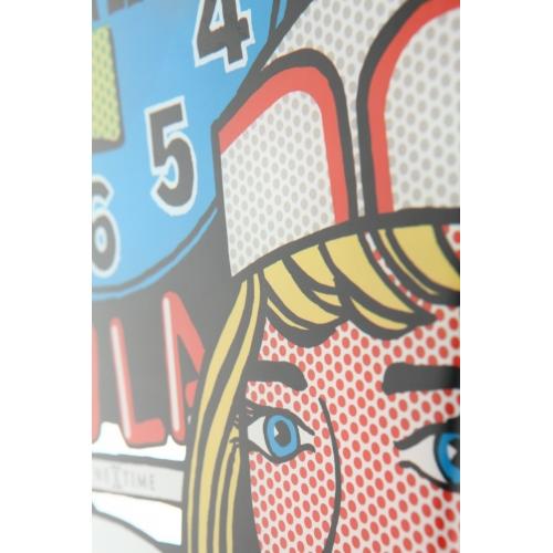 Nächste Zeit Nächstime KLOK 8167 Delux Diner, 43x43cm, Wand, Multi-Farben