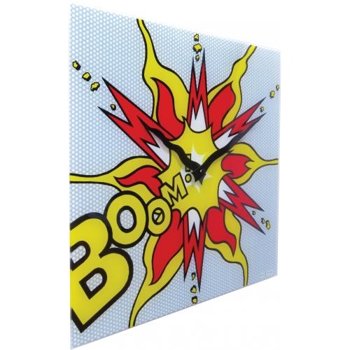 Nächste Zeit Nächstemime KLOK 8173 Boom, 43x43 cm, Wand, rotgelb weiß
