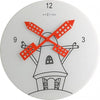 Nächste Zeit Nächstemime KLOK 8807 Windmil, Ø30 cm, Wand, weiß schwarz rot
