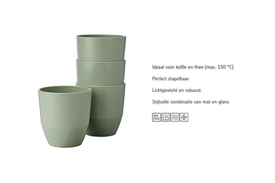 Mepal Becher Silueta 200 ml – nordischer Salbei